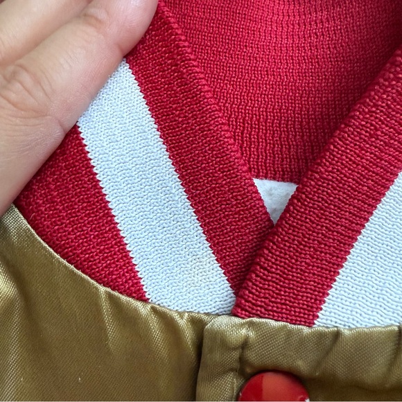 Size 4 Vintage Chalk Line San Francisco 49ers Bomber Varsity Jacket - Picture 6 of 7